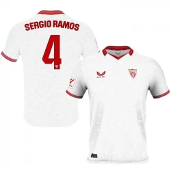 Sevilla FC Sergio Ramos #4 Fodboldtrøjer 2023-24 Hjemmebanetrøje Mænd