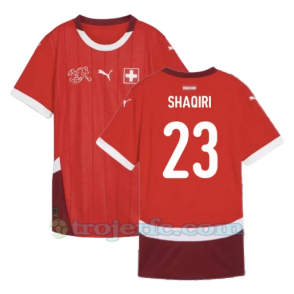 Shaqiri #23 Schweiz Fodboldtrøjer EM 2024 Hjemmebanetrøje Mænd