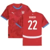 Soucek #22 Tjekkiet Fodboldtrøjer EM 2024 Hjemmebanetrøje Mænd