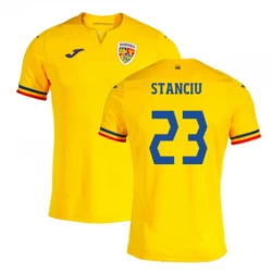 Stanciu #23 Rumænien Fodboldtrøjer EM 2024 Hjemmebanetrøje Mænd