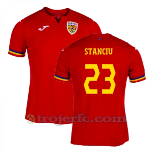 Stanciu #23 Rumænien Fodboldtrøjer EM 2024 Udebanetrøje Mænd