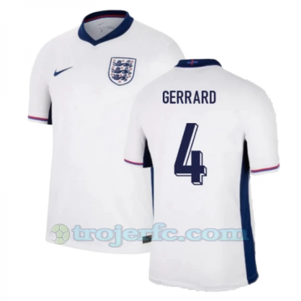 Steven Gerrard #4 England Fodboldtrøjer EM 2024 Hjemmebanetrøje Mænd