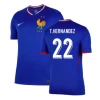 T.Hernandez #22 Frankrig Fodboldtrøjer EM 2024 Hjemmebanetrøje Mænd