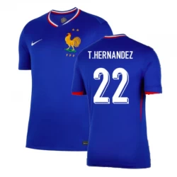 T. Hernandez #22 Frankrig Fodboldtrøjer EM 2024 Hjemmebanetrøje Mænd