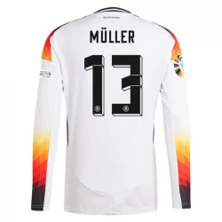 Thomas Müller #13 Tyskland Fodboldtrøjer EM 2024 Hjemmebanetrøje Mænd Lange Ærmer