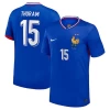 Thuram #15 Frankrig Fodboldtrøjer EM 2024 Hjemmebanetrøje Mænd