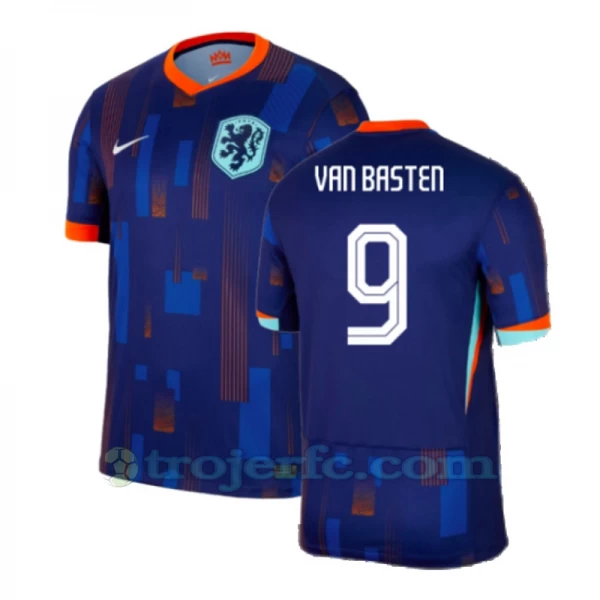 Van Basten #9 Holland Fodboldtrøjer EM 2024 Udebanetrøje Mænd