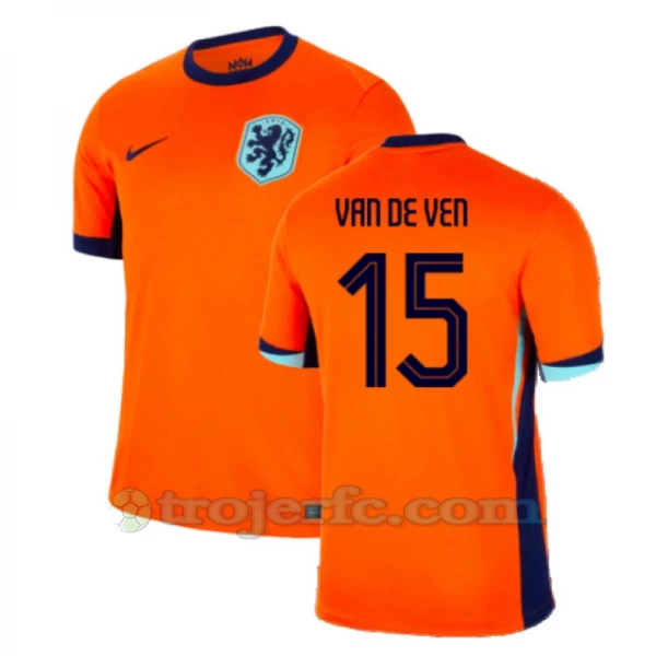 Van De Ven #15 Holland Fodboldtrøjer EM 2024 Hjemmebanetrøje Mænd
