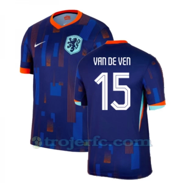 Van De Ven #15 Holland Fodboldtrøjer EM 2024 Udebanetrøje Mænd
