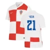 Vida #21 Kroatien Fodboldtrøjer EM 2024 Hjemmebanetrøje Mænd