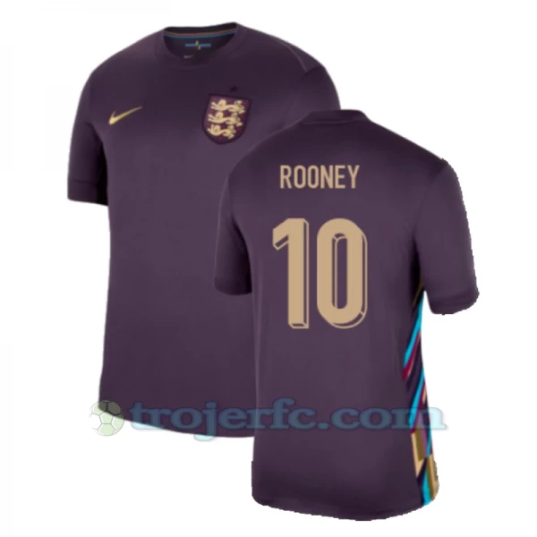 Wayne Rooney #10 England Fodboldtrøjer EM 2024 Udebanetrøje Mænd