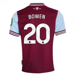 West Ham United Bowen #20 Fodboldtrøjer 2024-25 Hjemmebanetrøje Mænd