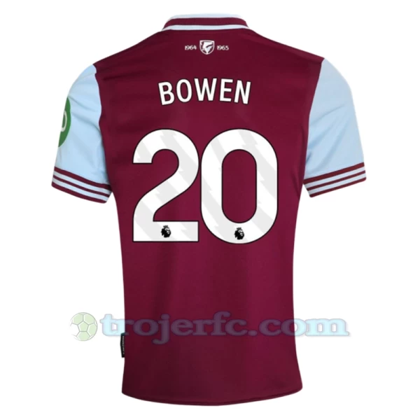 West Ham United Bowen #20 Fodboldtrøjer 2024-25 Hjemmebanetrøje Mænd