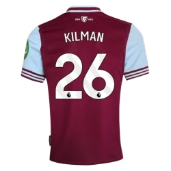 West Ham United Kilman #26 Fodboldtrøjer 2024-25 Hjemmebanetrøje Mænd