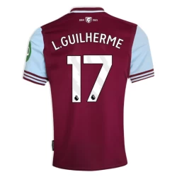 West Ham United L. Guilherme #17 Fodboldtrøjer 2024-25 Hjemmebanetrøje Mænd