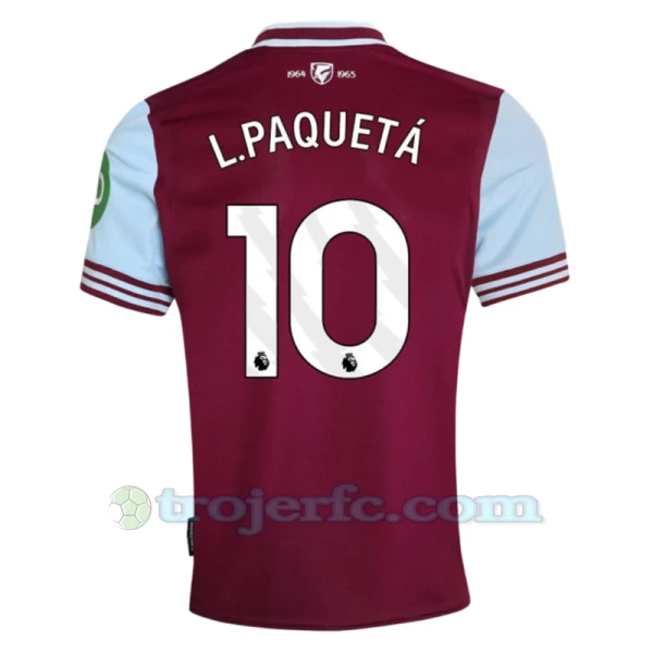 West Ham United L.Paqueta #10 Fodboldtrøjer 2024-25 Hjemmebanetrøje Mænd