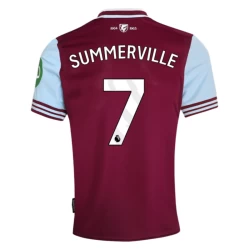 West Ham United Summerville #7 Fodboldtrøjer 2024-25 Hjemmebanetrøje Mænd