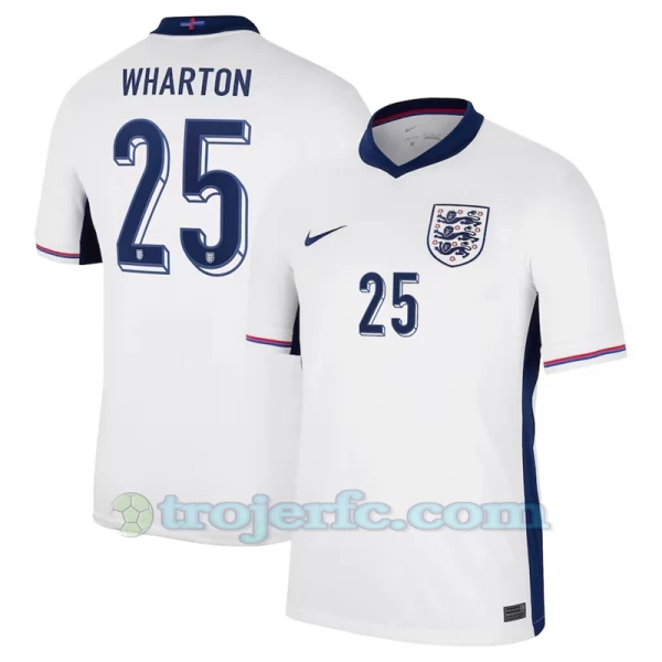 Wharton #25 England Fodboldtrøjer EM 2024 Hjemmebanetrøje Mænd