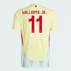 Williams Jr. #11 Spanien Fodboldtrøjer EM 2024 Udebanetrøje Mænd