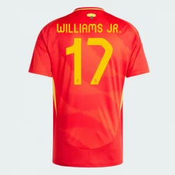 Williams Jr. #17 Spanien Fodboldtrøjer EM 2024 Hjemmebanetrøje Mænd