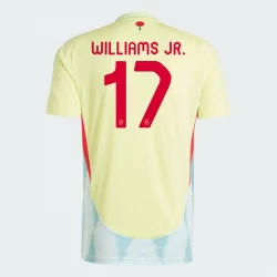 Williams Jr. #17 Spanien Fodboldtrøjer EM 2024 Udebanetrøje Mænd