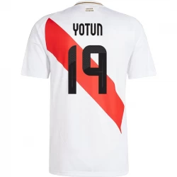 Yotun #19 Peru Fodboldtrøjer Copa America 2024 Hjemmebanetrøje Mænd