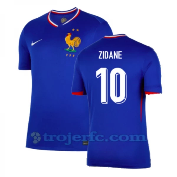 Zinédine Zidane #10 Frankrig Fodboldtrøjer EM 2024 Hjemmebanetrøje Mænd